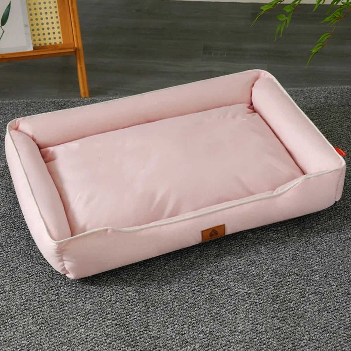 Image showing a large dog or cat resting comfortably on the waterproof pet sofa bed.